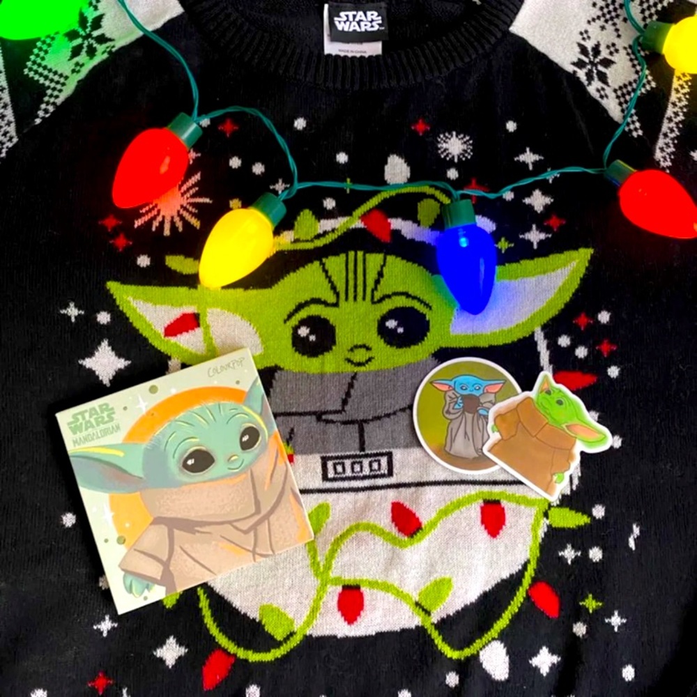 ❌SOLD❌ Baby Yoda BundleColourpop Palette & Sweater